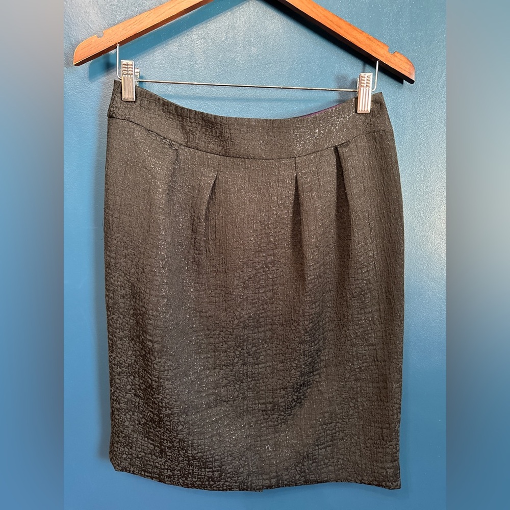 BANANA REPUBLIC Jacquard Cotton Blend Knee Length Classic Skirt NWT Size 6